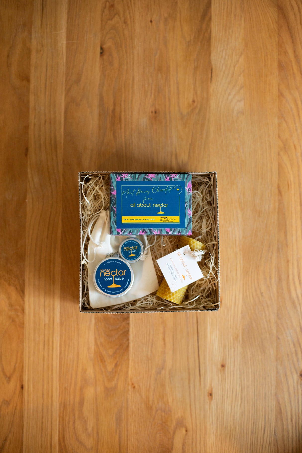 Skincare, Candle & Honey Chocolate Hamper