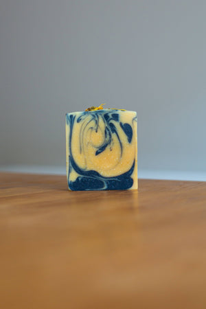 Lemongrass, Honey & Charcoal Soap by Mamo