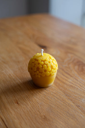 Blossom Beeswax Candle