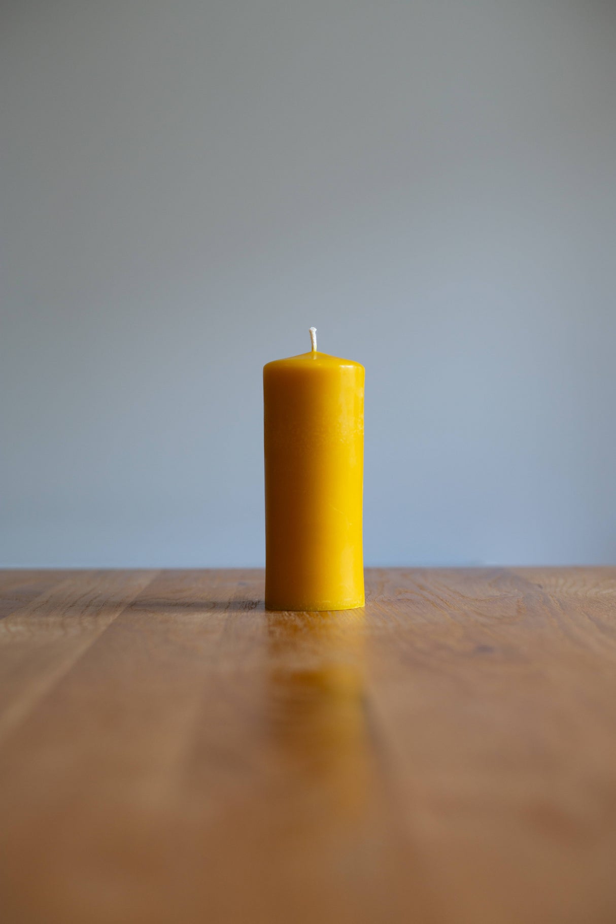 Large smooth pillar candle